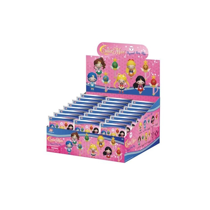 SAILOR MOON - Series 7 - 3D Foam Bag Clip (Display 24 Pcs)
