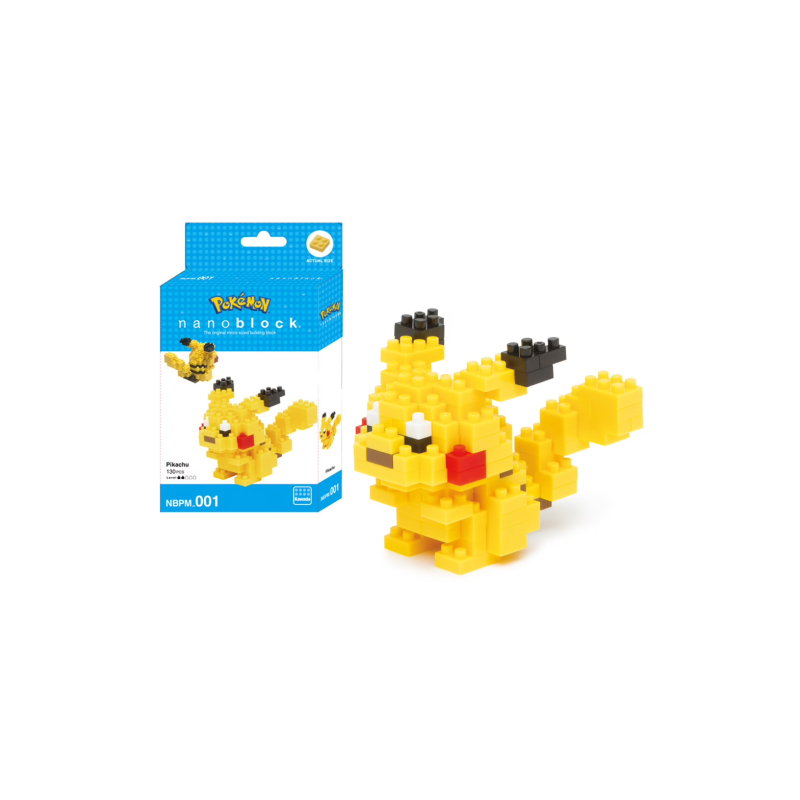 POKEMON - Pikachu - Figurine Nanoblock 10cm