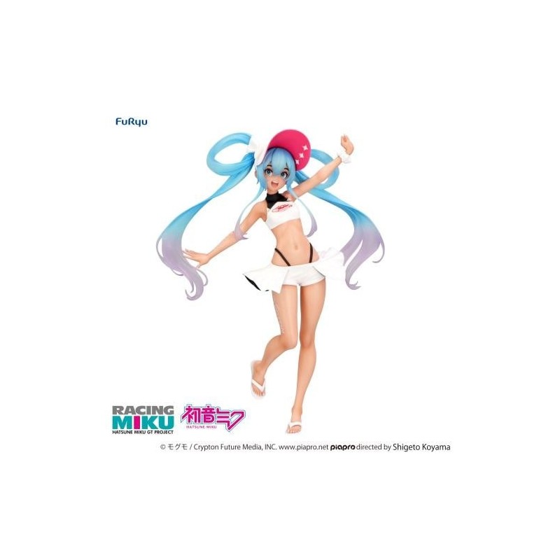 HATSUNE MIKU - Racing Miku 2024 Summer - Statuette Trio-Try-It 21cm