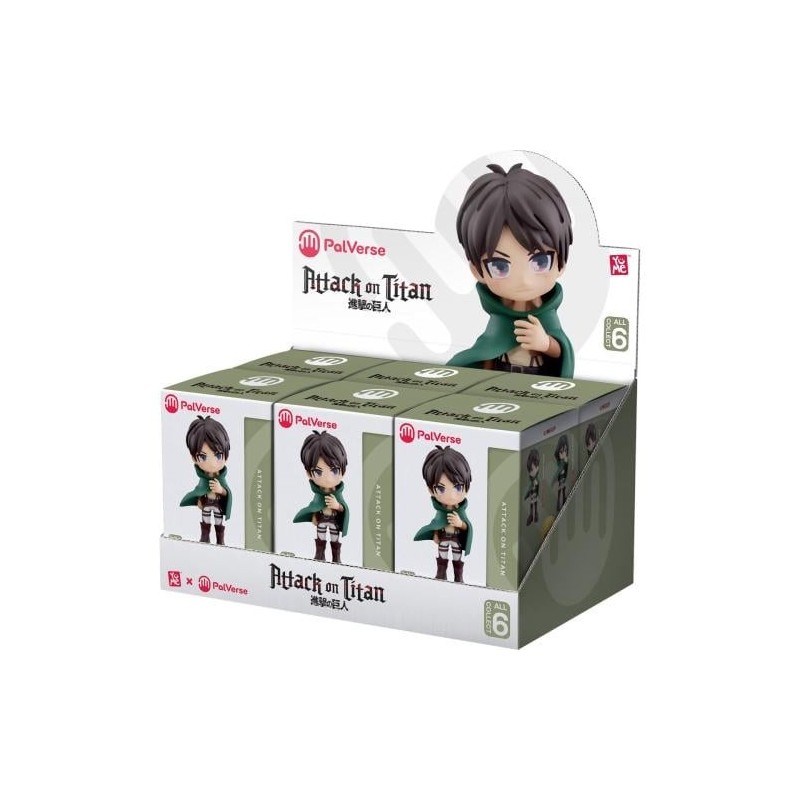 L'ATTAQUE DES TITANS - Blind Box - Assortiment 6 Figurines 9cm