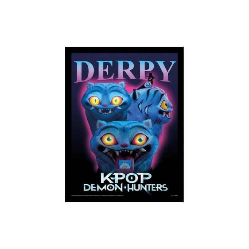 K-POP DEMON HUNTERS - Derpy - Impression Encadrée 45x35cm