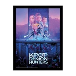 K-POP DEMON HUNTERS - Key Art - Impression Encadrée 45x35cm