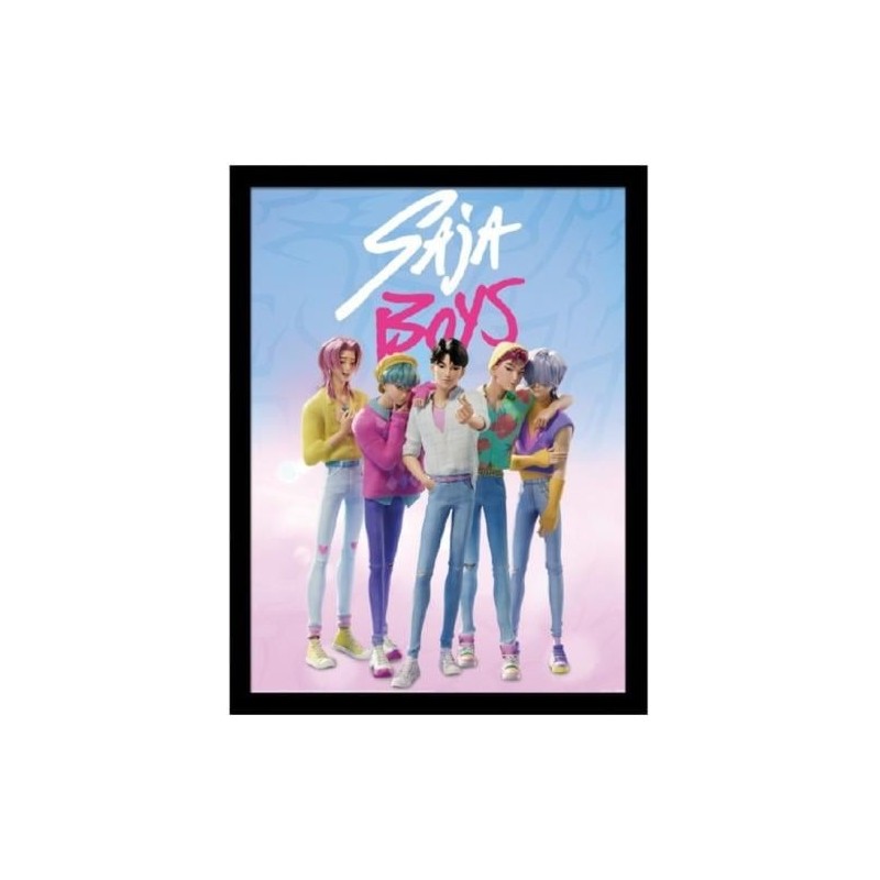 K-POP DEMON HUNTERS - Saja Boys - Impression Encadrée 45x35cm