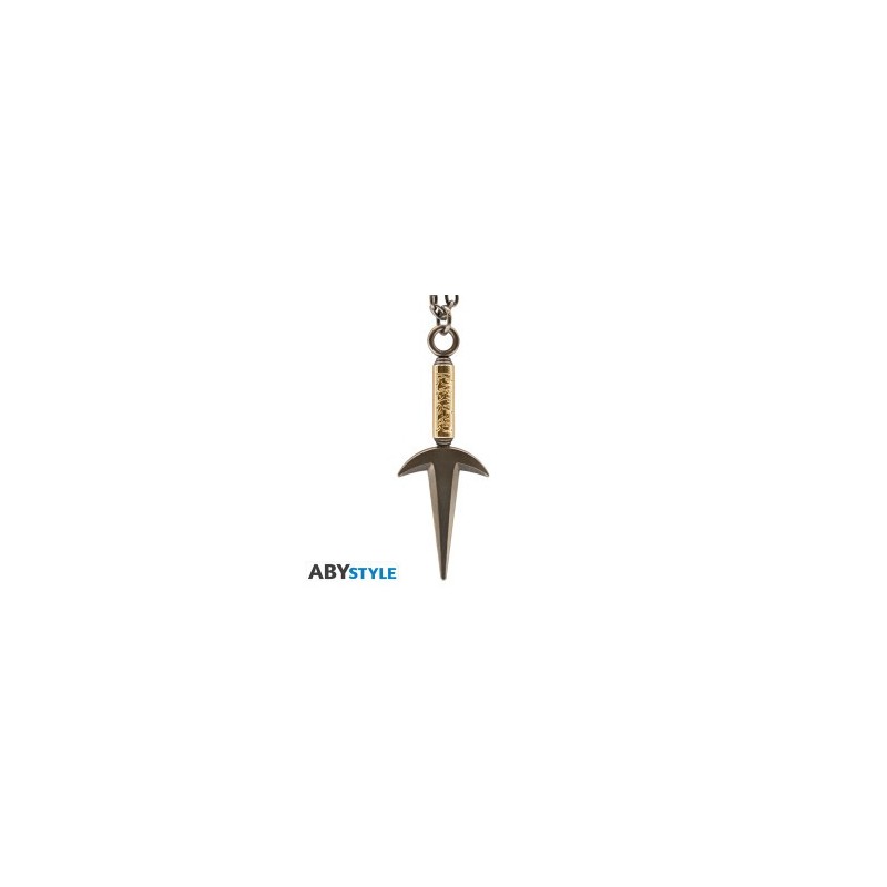 NARUTO SHIPPUDEN - Collier avec pendentif 3D "Kunai Minato" X4