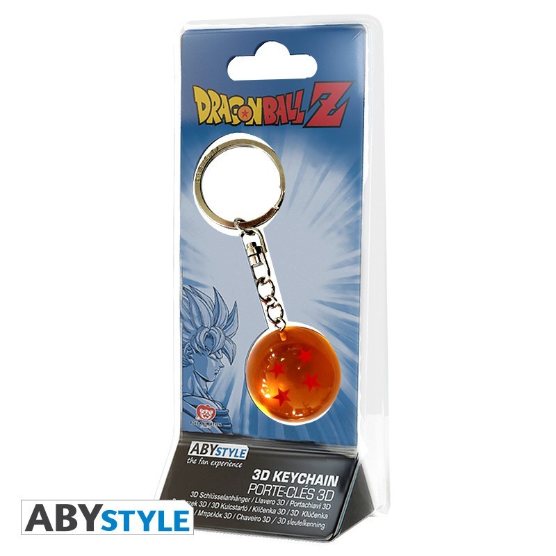 DRAGON BALL - Porte-clés 3D - DBZ/ Boule de cristal X4