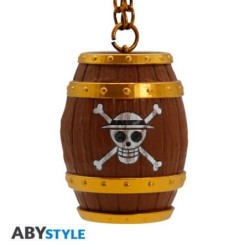 ONE PIECE - Porte-clés 3D - Tonneau X4