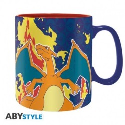 POKEMON - Mug - 460 ml - Dracaufeu effet métal - boite carton x2 79