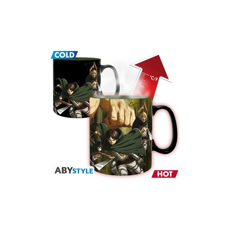 ATTACK ON TITAN - Mug Heat Change - 460 ml-TitanS3- carton x2 V2 79