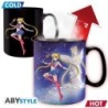 SAILOR MOON  - Mug Heat Change - 460ml - Sailor & Chibi - carton x2