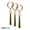 ONE PIECE - Set de 3 boucles d'oreilles Zoro