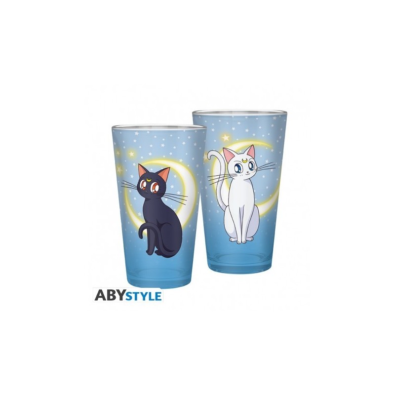 SAILOR MOON - Verre XXL - 400 ml - Luna & Artemis - x2