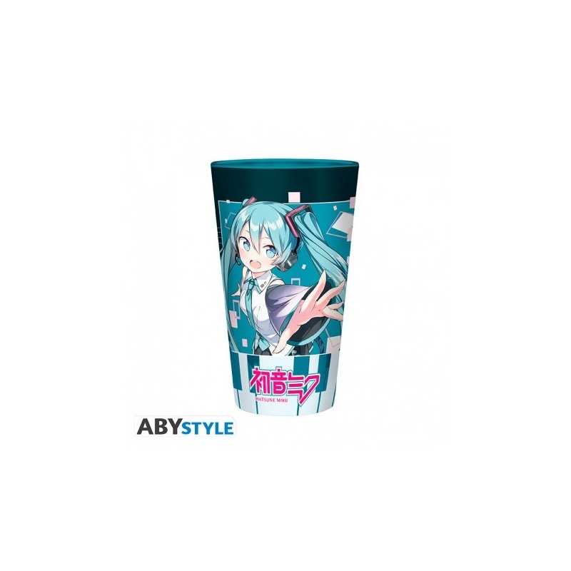 HATSUNE MIKU - Verre XXL - 400 ml - Ville Musicale - boîte x2