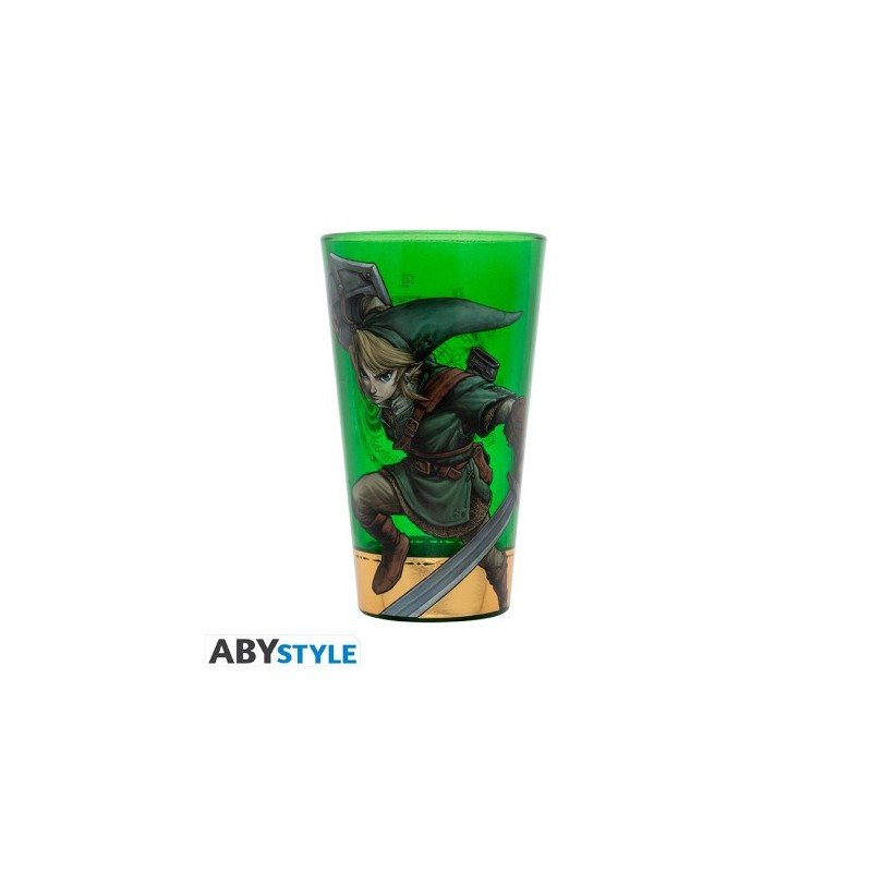 THE LEGEND OF ZELDA - Verre XXL Premium - 400 ml - Link boîte x2