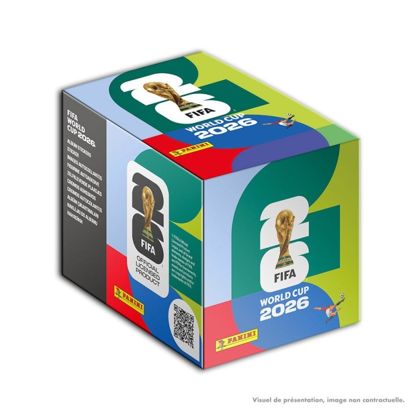 FIFA WORLD CUP 2026 - Panini Display de 50 Pochette 7 Stickers