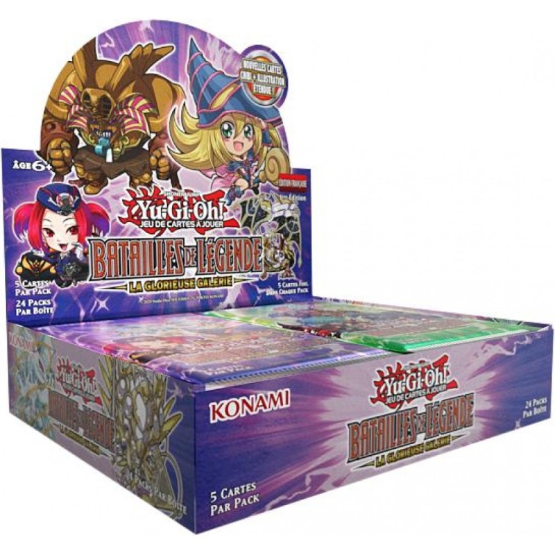Yu-Gi-Oh! JCC - Display de Pack de Booster Batailles de Légende: La Glorieuse Galerie
