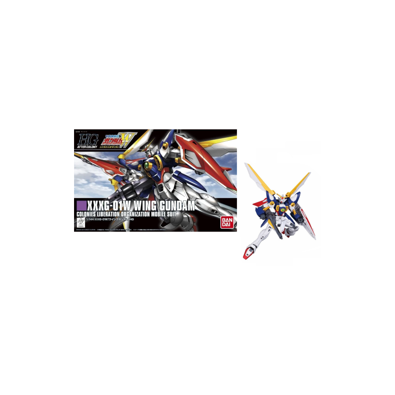GUNDAM - Model Kit - HG 1/144 - Wing Gundam - 13 CM