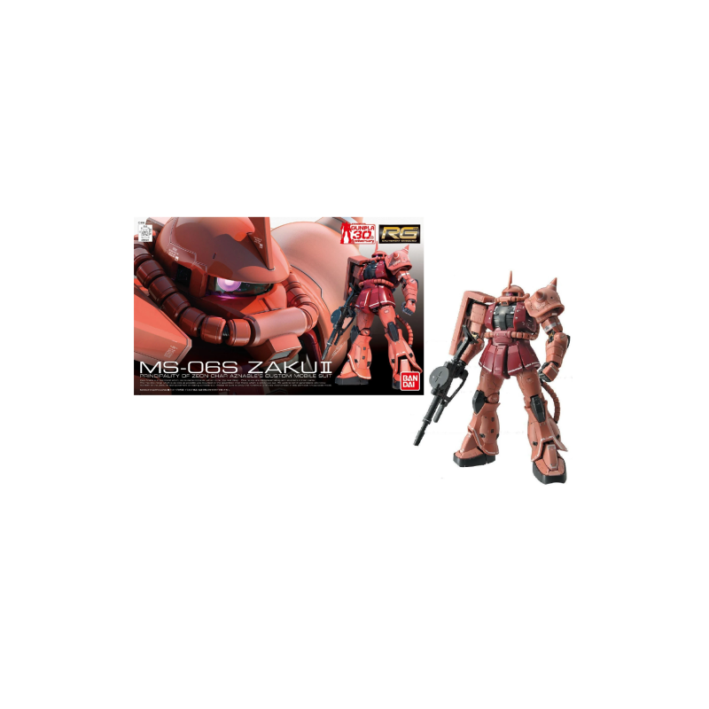GUNDAM - Model Kit - Real Grade - MS-06S Zaku II - 13 CM
