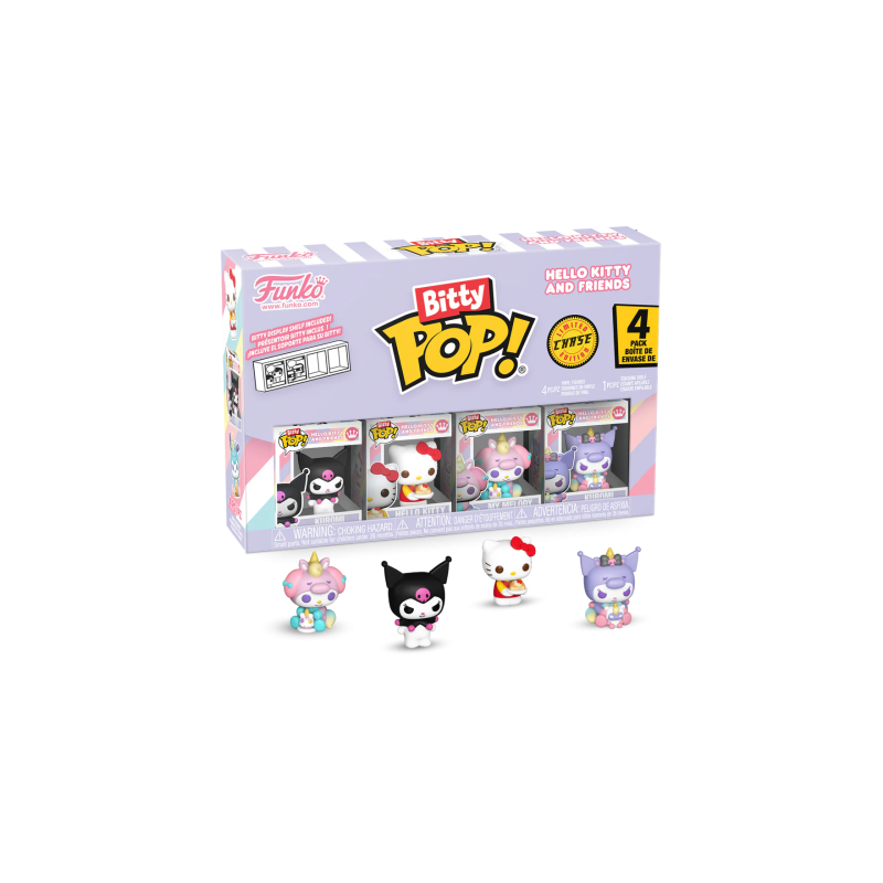 SANRIO - Bitty Pop 4 Pack 2.5cm - Kuromi