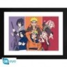 Naruto Shippuden framed print "Adults and children"