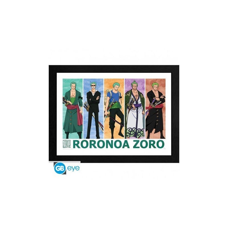 One piece framed print "Pirate Hunter Zoro"