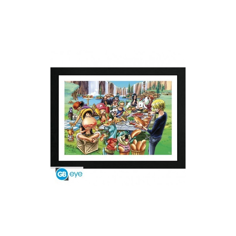 One piece framed print "Hot-dog party"
