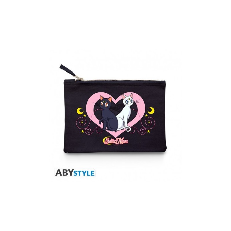 SAILOR MOON - Trousse à maquillage - "Luna & Artemis" - Bleu