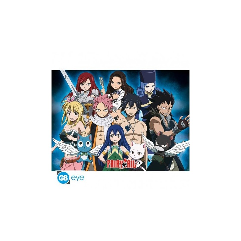 FAIRY TAIL - Poster Chibi 52x38 - Groupe