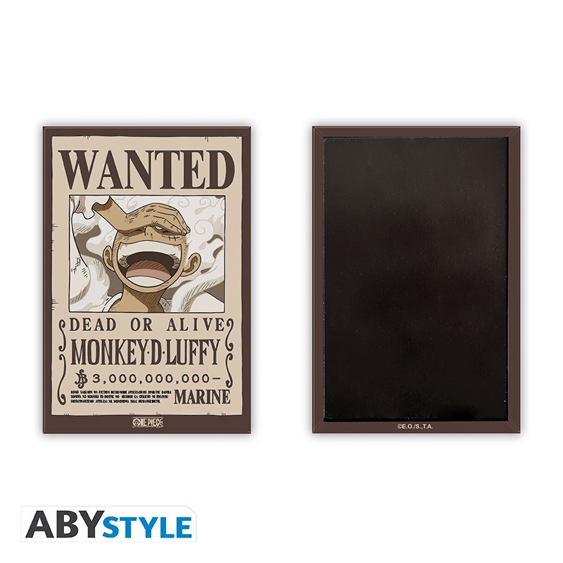 ONE PIECE - Aimant Standard - Wanted Luffy x4