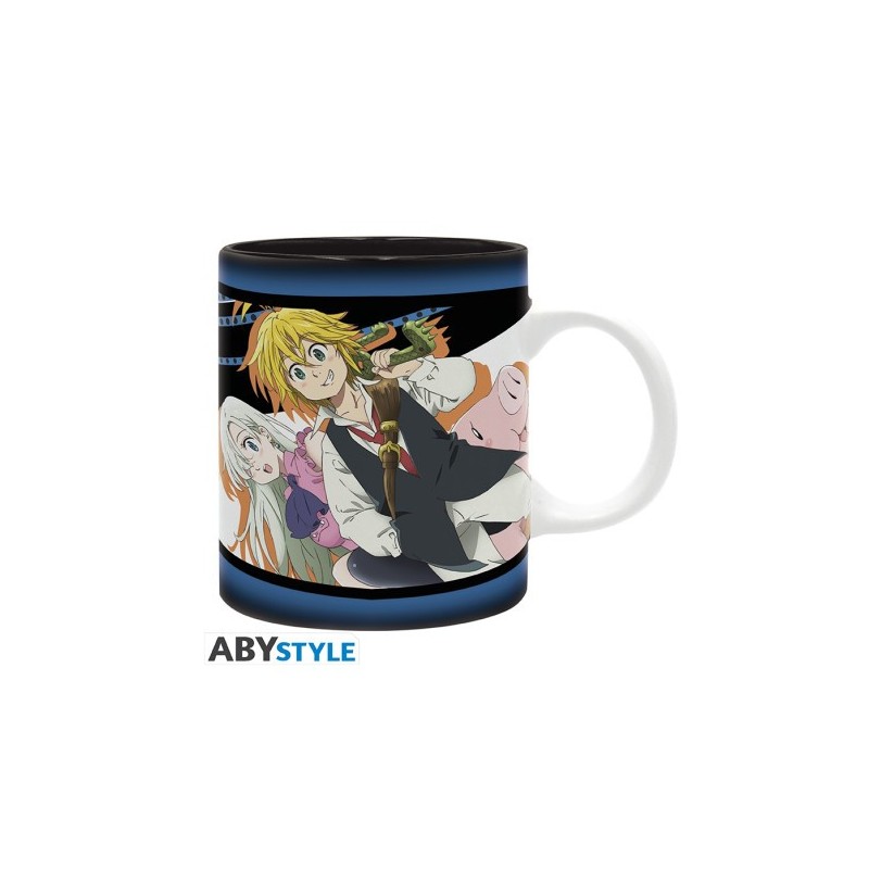 THE SEVEN DEADLY SINS - Mug-320 ml-Meliodas,Elizabeth,Hawk- subli -x2