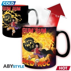 ONE PIECE - Mug Heat Change - 460 ml - Luffy vs Kaido-boîte carton x2