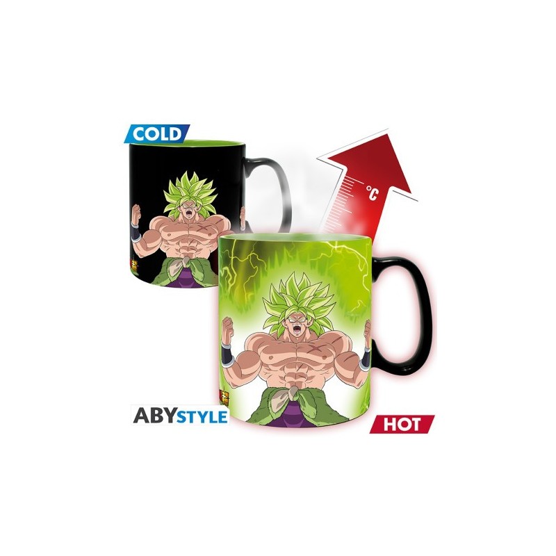 DRAGON BALL BROLY - Mug Heat Change - 460 ml - Gogeta&Broly-cartonx2*