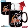 ONE PIECE - Mug Heat Change - 460 ml - Luffy&Ace - Boîte carton x2
