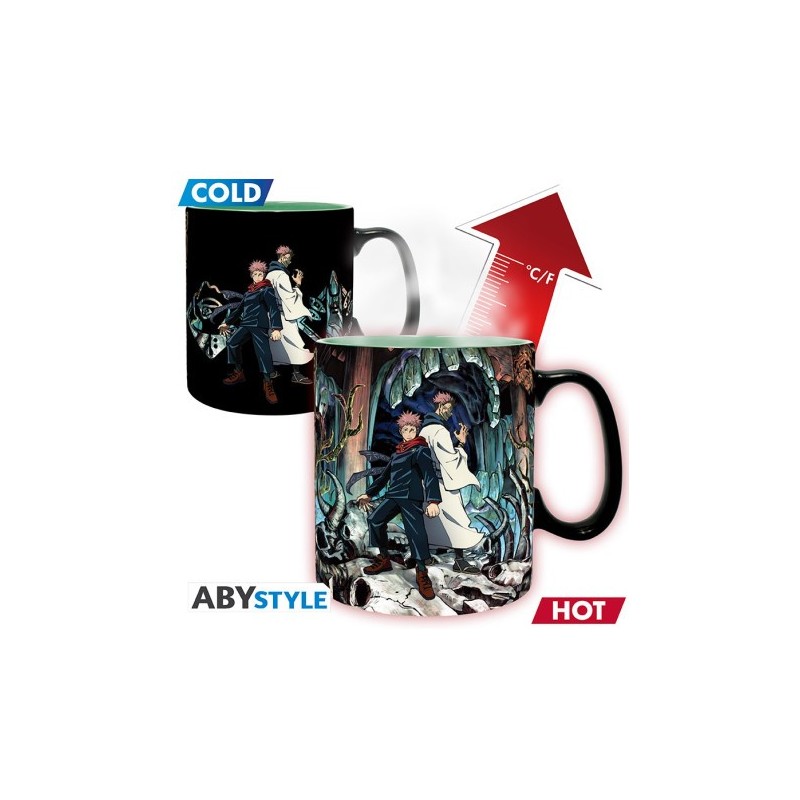 JUJUTSU KAISEN - Mug Heat Change - 460ml - Itadori & Sukuna- cartonx2