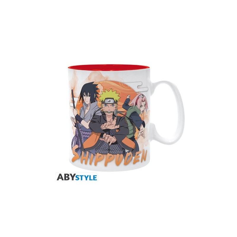 NARUTO SHIPPUDEN - Mug - 460 ml - Passé et présent - subli - boîte x2