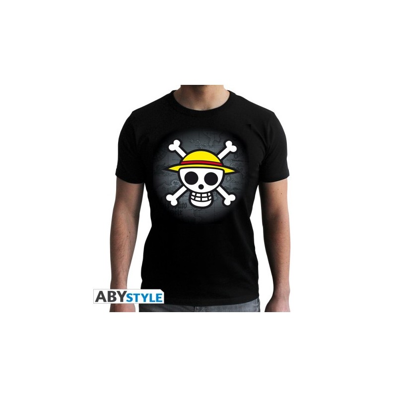 ONE PIECE - Tshirt "Skull with map" VOIR ABYTEX812* - Taille : Small