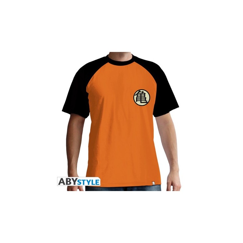 DRAGON BALL - Tshirt "Kame Symbol" homme MC orange - S