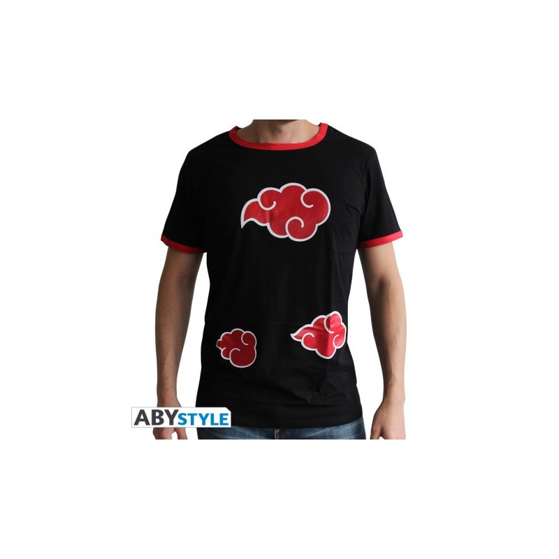 NARUTO SHIPPUDEN - Tshirt "Akatsuki" homme MC black - premium - Tail