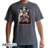 NARUTO SHIPPUDEN - T-shirt "Groupe" homme MC dark grey - basic - Tail