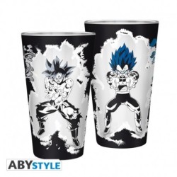 DRAGON BALL SUPER - Verre XXL Premium -400 ml- Goku/Vegeta - boîte x2