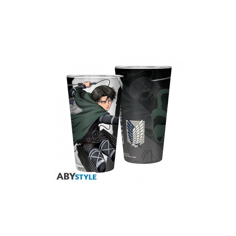 ATTACK ON TITAN - Verre XXL - 400 ml - Levi S4 - x2