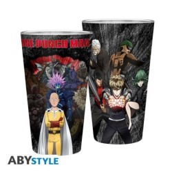 ONE PUNCH MAN - Verre XXL - 400 ml - Seul contre tous - x2