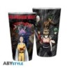 ONE PUNCH MAN - Verre XXL - 400 ml - Seul contre tous - x2