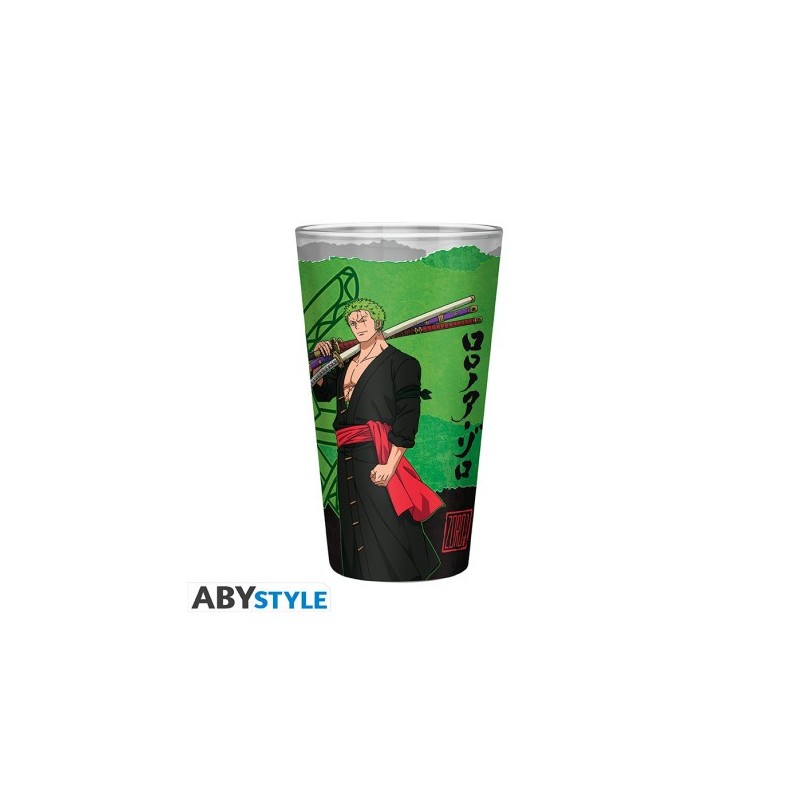 ONE PIECE - Verre XXL - 400 ml - Zoro - boîte x2(W3)