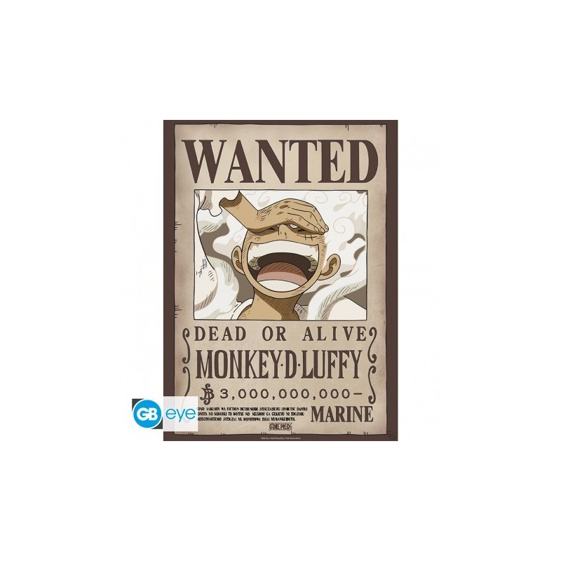 ONE PIECE - Poster Chibi 52x38 - Wanted Luffy Wano