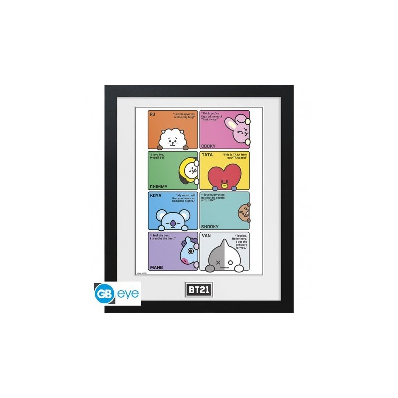 BT21 - Tirage encadré "Compilation" (30x40) x2*
