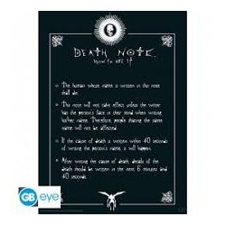 DEATH NOTE - Poster Chibi 52x38 - Règles