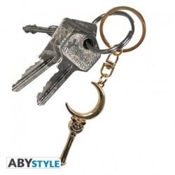 SAILOR MOON - Porte-clés 3D "Bâton de lune" X4