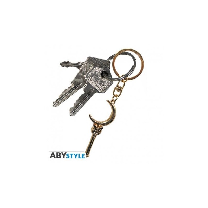 SAILOR MOON - Porte-clés 3D "Bâton de lune" X4