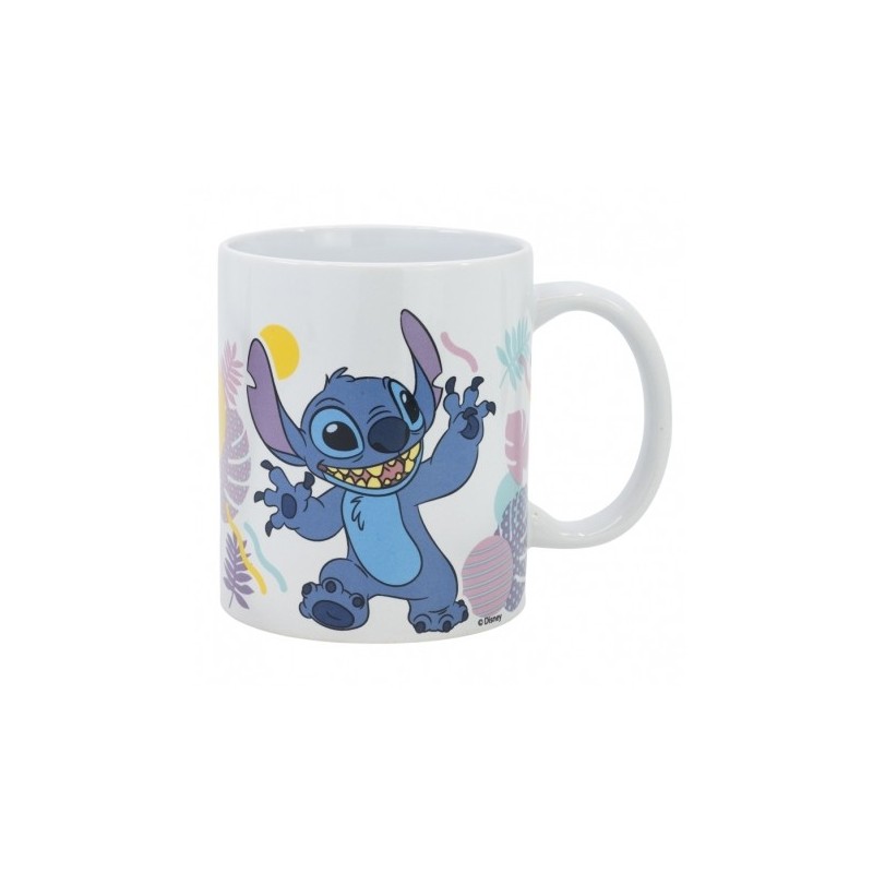 CERAMIC SB MUG 11 OZ IN BOX STITCH HAWAIAN FLOWER