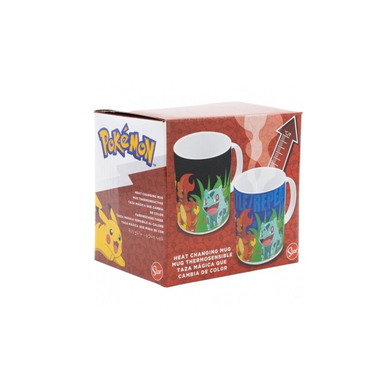 CERAMIC CHANGING COLOR MUG 11 OZ IN GIFT BOX POKEMON UNIVERSE